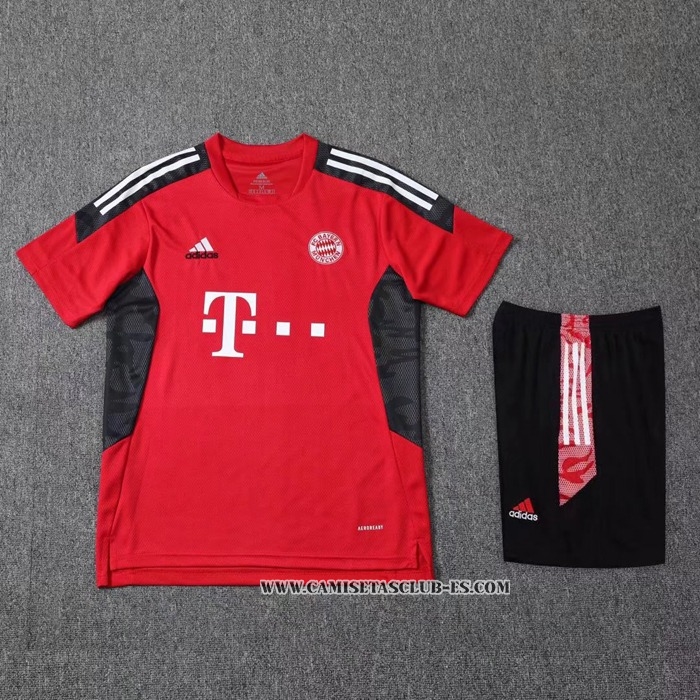 Chandal del Bayern Munich 22-23 Manga Corta Rojo - Pantalon Corto